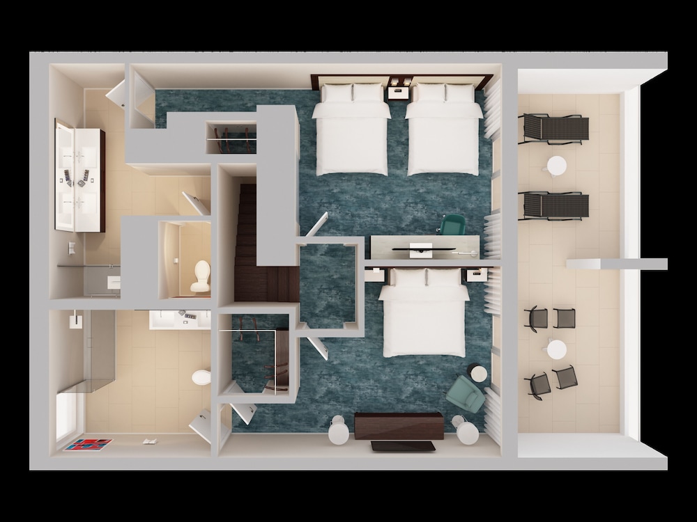 2 BEDROOM BI-LEVEL SUITE- 1KNG/2DBL BEDS - Photo 4