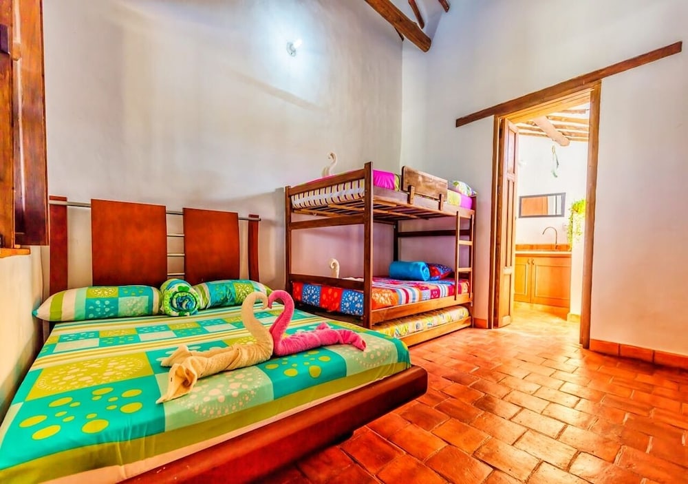 Family Quadruple Room, 1 Bedroom, Private Bathroom, Poolside (5 Beds)