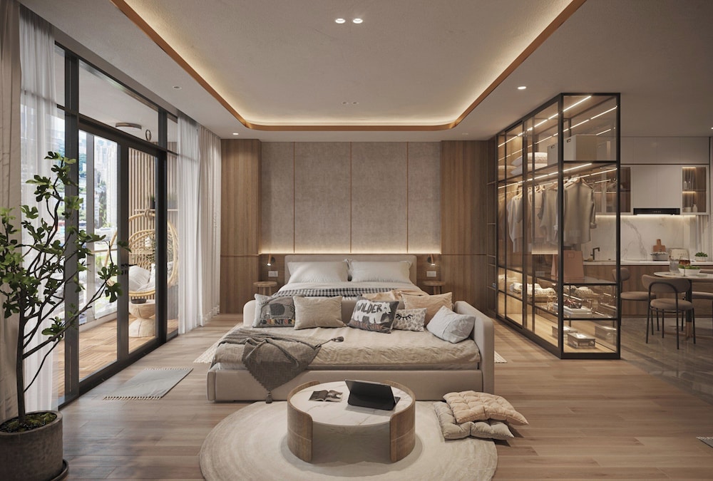Premier Suite, 1 King Bed, Kitchen, City View