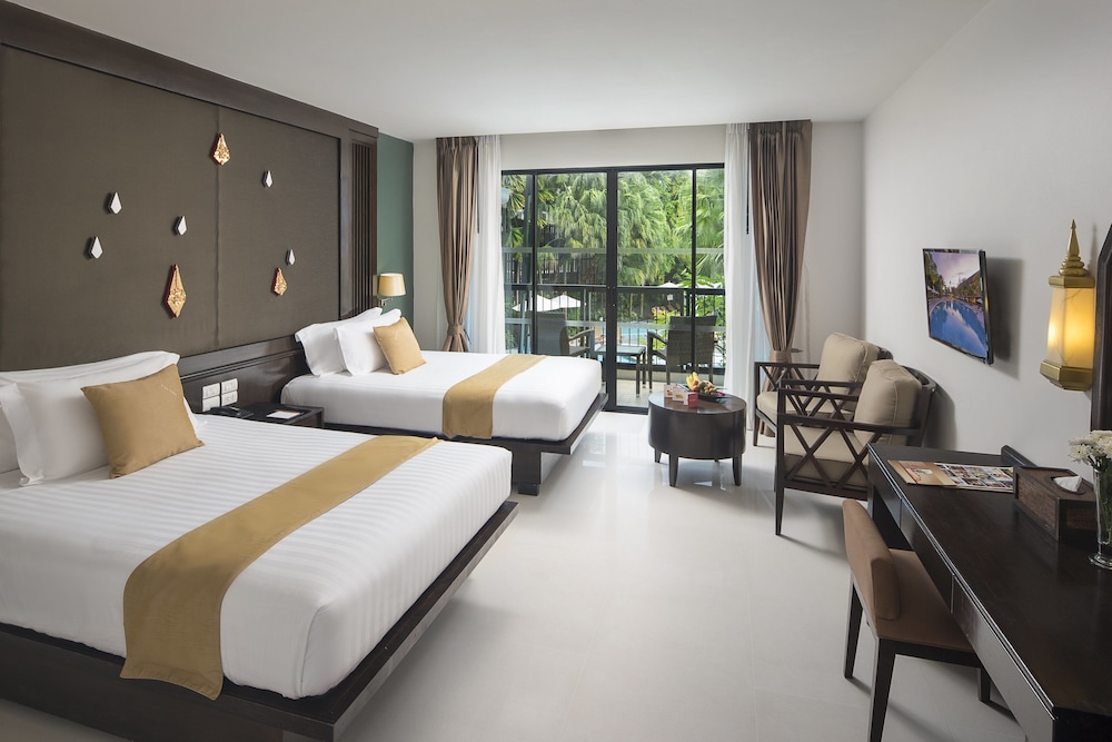 Deluxe Room, 2 Double Beds, Pool View - Photo 1