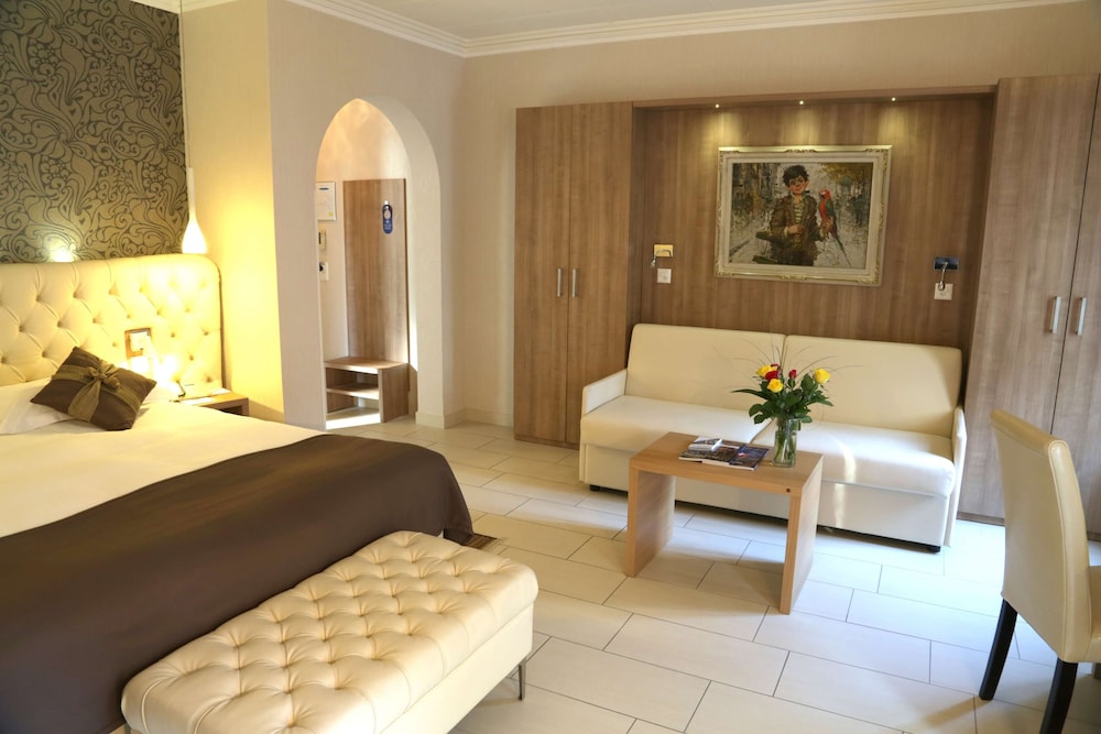 Junior Suite with Partial Lake View from the Balcony