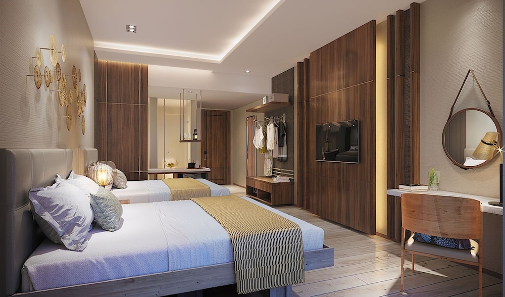 Deluxe Room, 2 Queen Beds, Mountain View