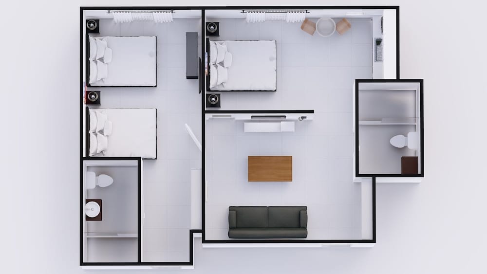 Premium Suite, 2 Bedrooms, 2 Bathrooms