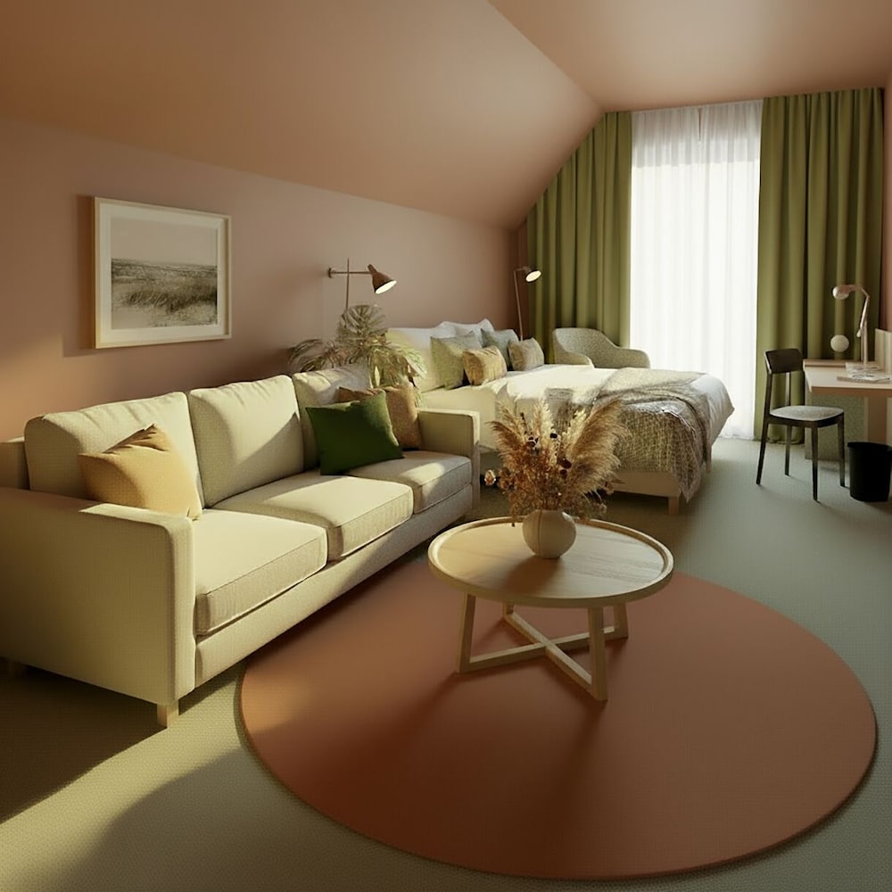 Basic Triple Room, Garden View