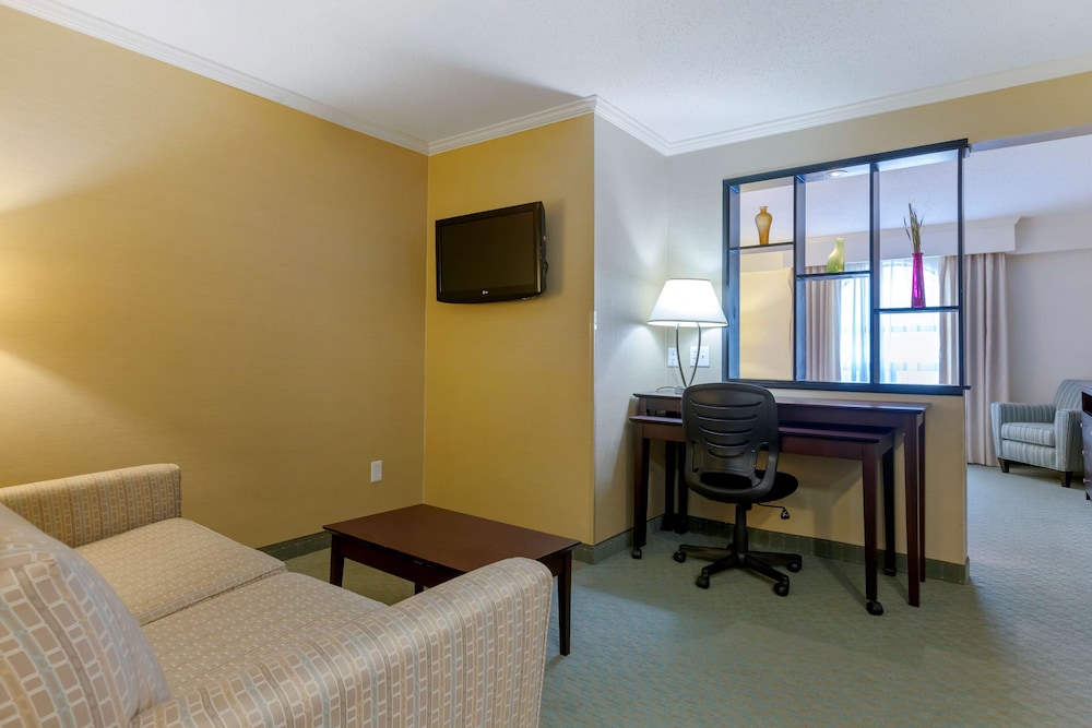 Suite, 1 King Bed, Non Smoking, Refrigerator & Microwave (with Sofabed) photo 3