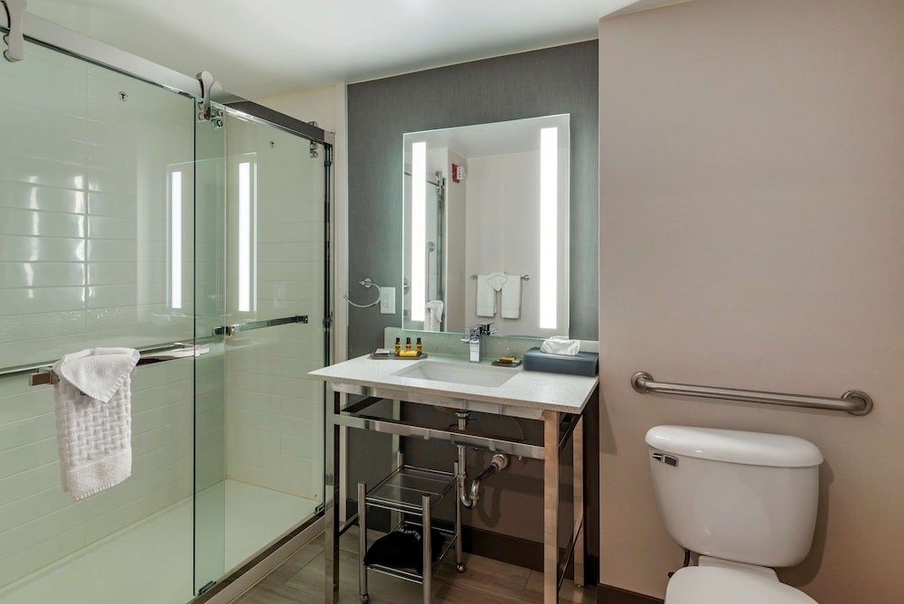 Standard Room, 1 King Bed, Accessible, Refrigerator & Microwave (Walk-in Shower)