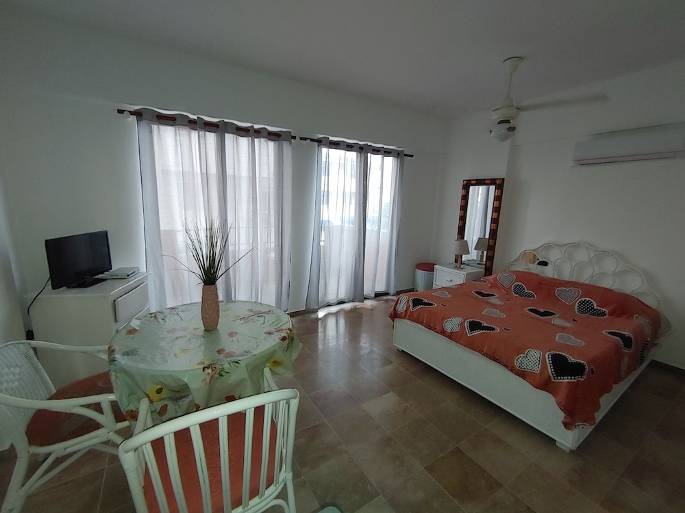Basic Studio, 1 Queen Bed, Partial Sea View