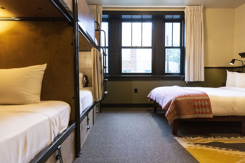 Basic Shared Dormitory, 1 Twin Bed, Shared Bathroom (Bunk in a 16 Bunk Room)