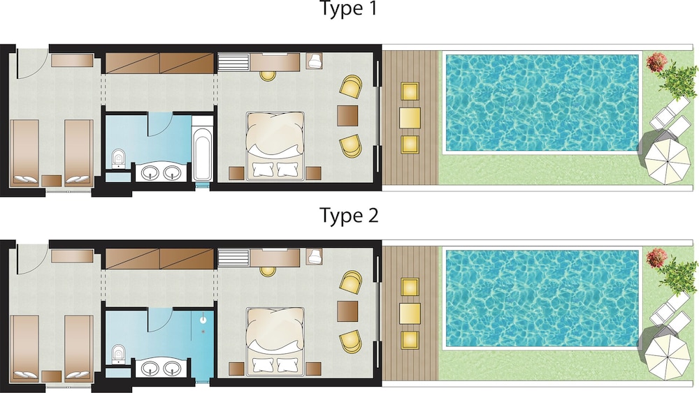 Famous Family Bungalow Sea View, Private Pool - Photo 4