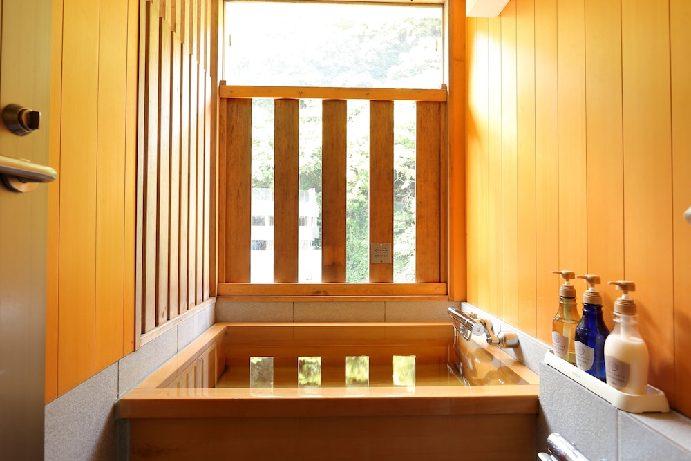 Japanese Style Room With Partially Open-Aired Bath