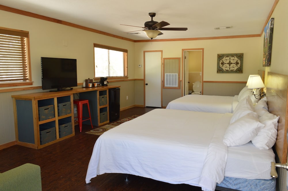 Hotel Room Two Queen Beds