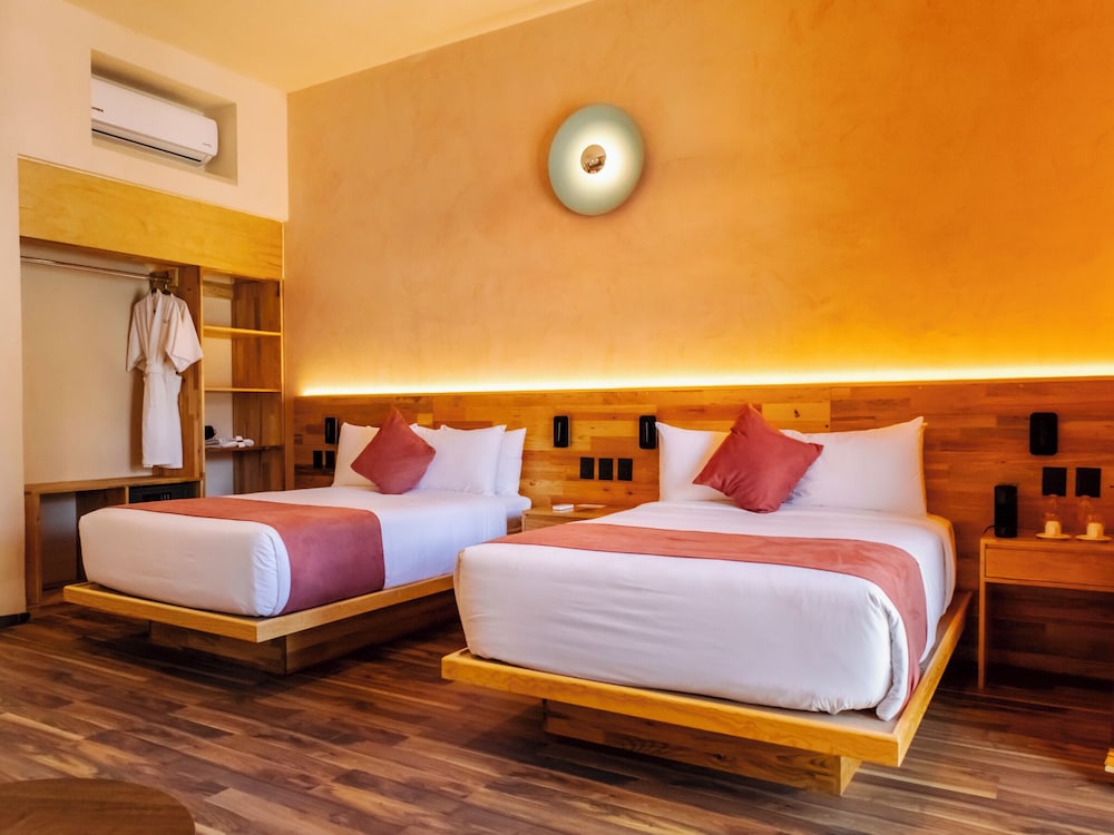 Superior Room, 2 Double Beds, Balcony, City View