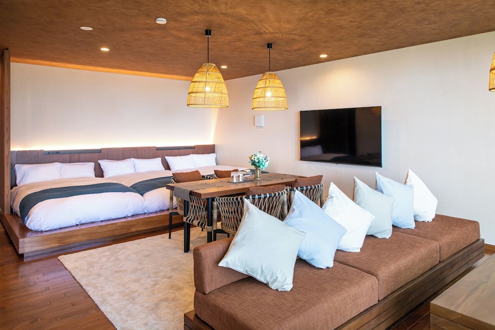 Premium Triple Room with Open-Air Bath and Sea View, Non Smoking