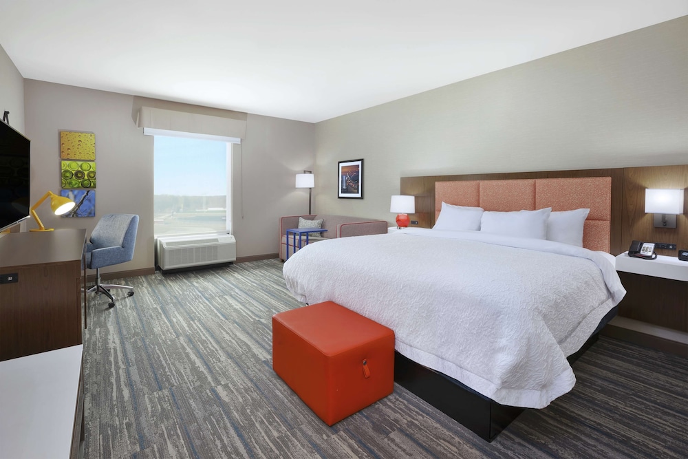 Room, 1 King Bed with Sofa bed, Accessible, Refrigerator & Microwave (Hearing) - Photo 2