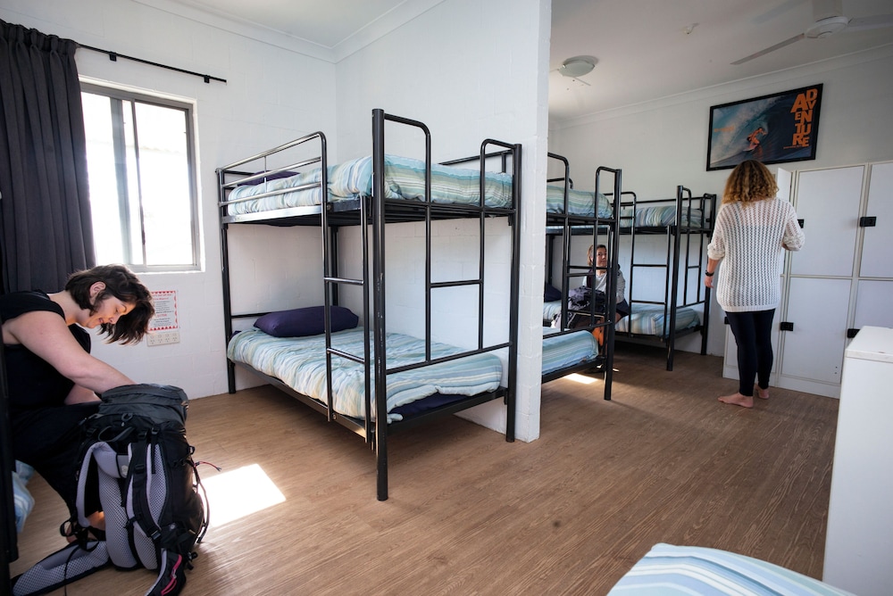 Bed in 9-Bed Female Dormitory with Shared Bathroom