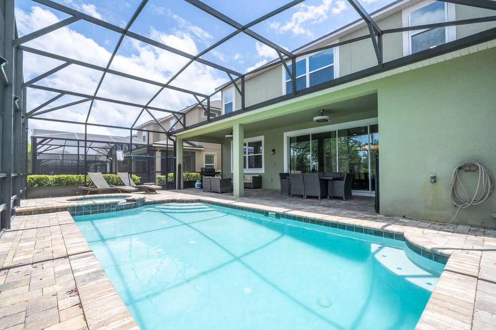 5BR Modern Luxury Disney Villa With Game Room Pool Spa, Billede 12