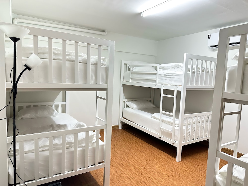 6 Bunk Beds in Male Dormitory Room