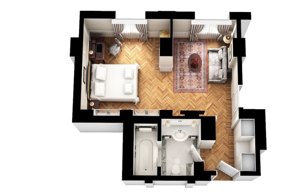Junior Suite, 1 Bedroom, Courtyard View