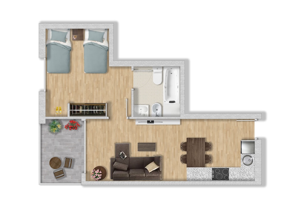 Apartment, 1 Bedroom, Sea View (3 Adults + 1 Child) - Photo 7