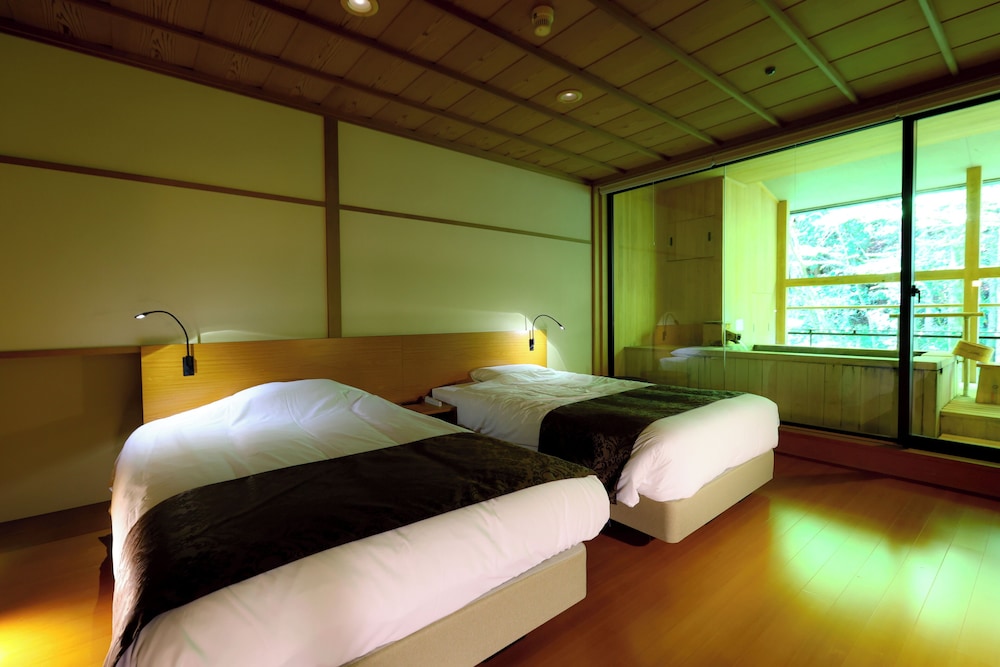 Geihinkan, Room With Open-Air Bath, Hanahuki