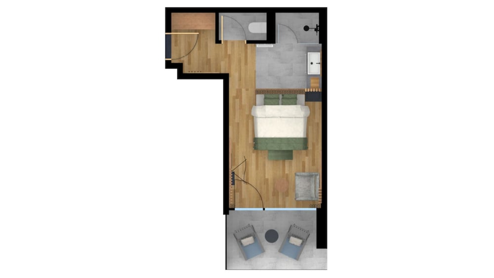 Deluxe Double Room, Balcony, Mountain View