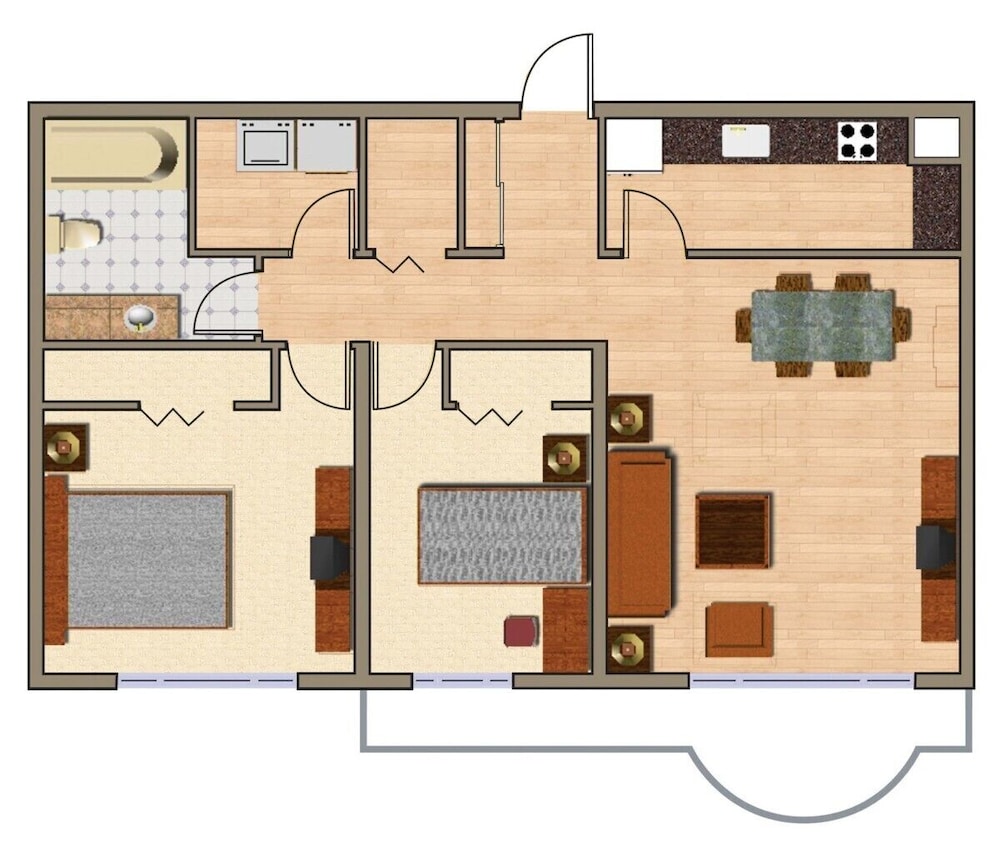 Family Apartment, 2 Bedrooms photo 3