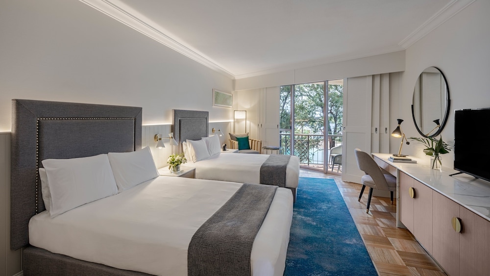 Classic Room, 2 Double Beds, Lagoon View