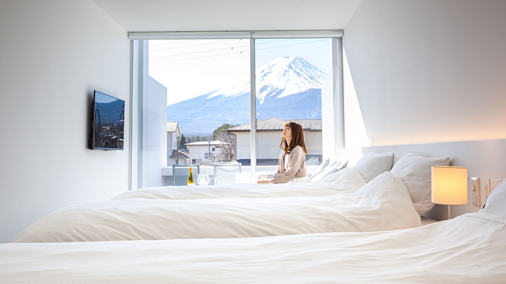 Superior Twin Room, Mount Fuji View 1st floor with Terrace - Photo 5