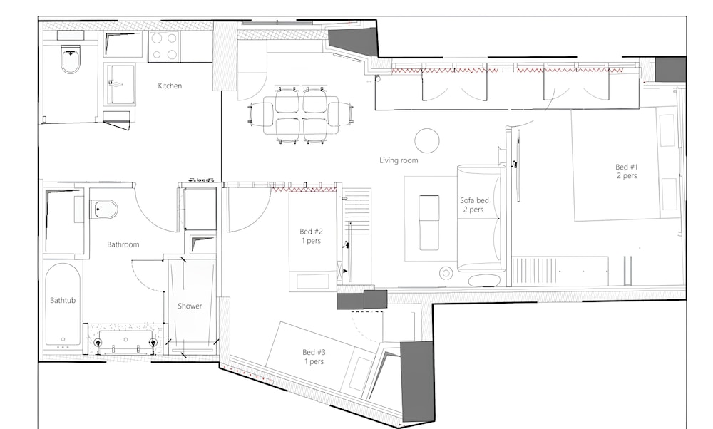 2 bedrooms Apartment Premium 6 personnes - 60 m2 photo 3