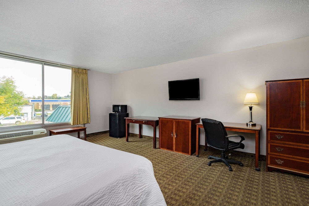 Room, 1 King Bed, Refrigerator & Microwave photo 2