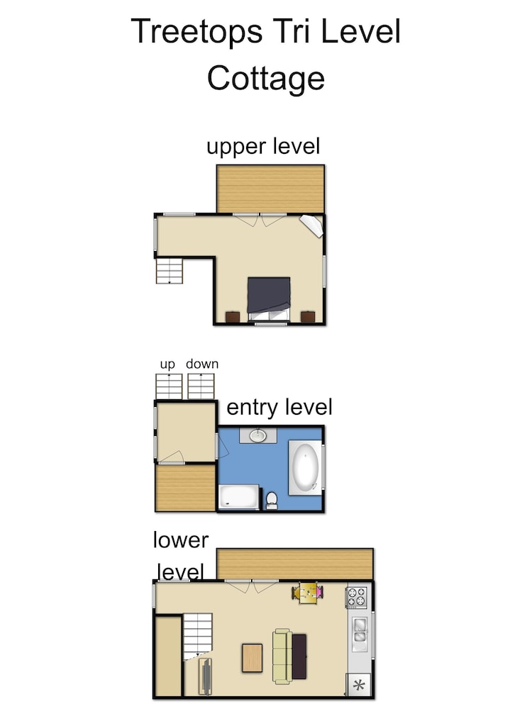 Treetops Tri-Level Cottage 1 photo 3