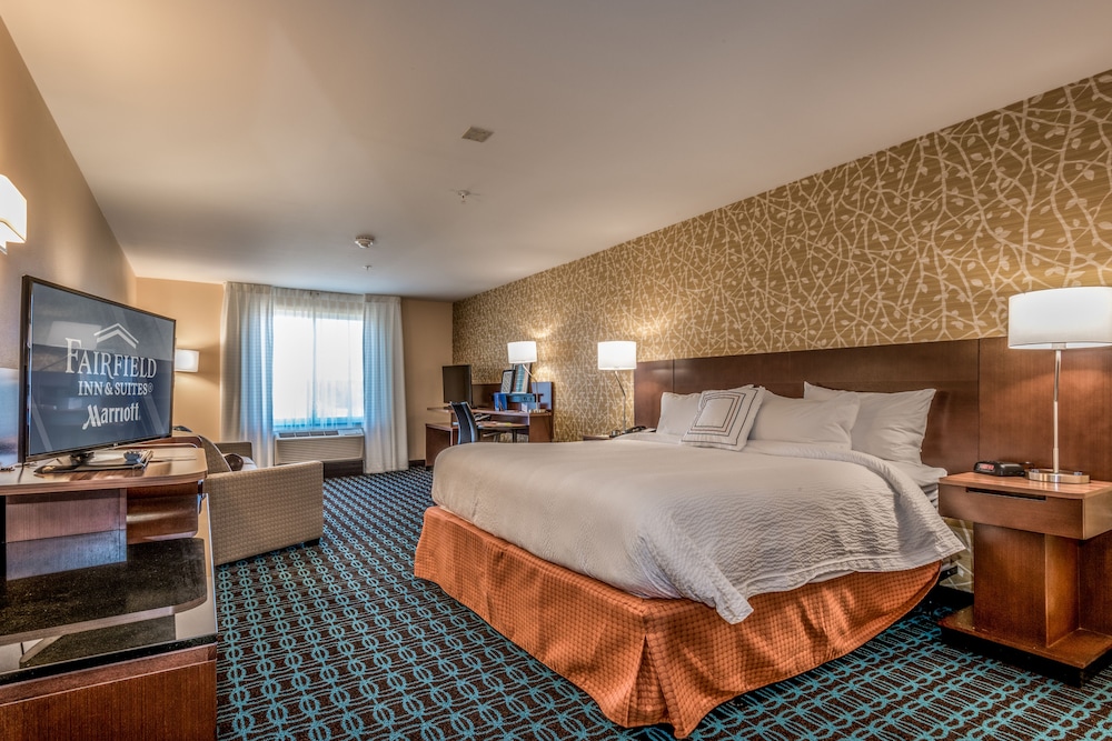 Suite, 1 King Bed with Sofa bed (Mobility Accessible, Roll-In Shower)