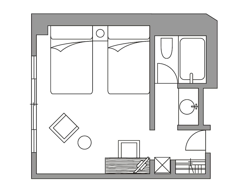Basic Twin Room, Non Smoking - Photo 2