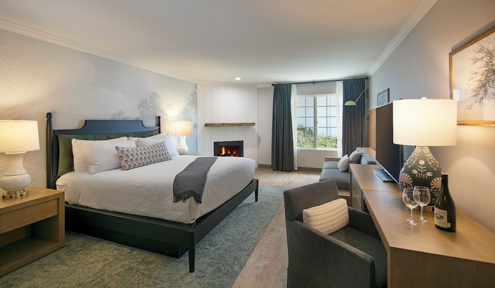 Standard Room, 1 King Bed, Accessible, Fireplace - Photo 1