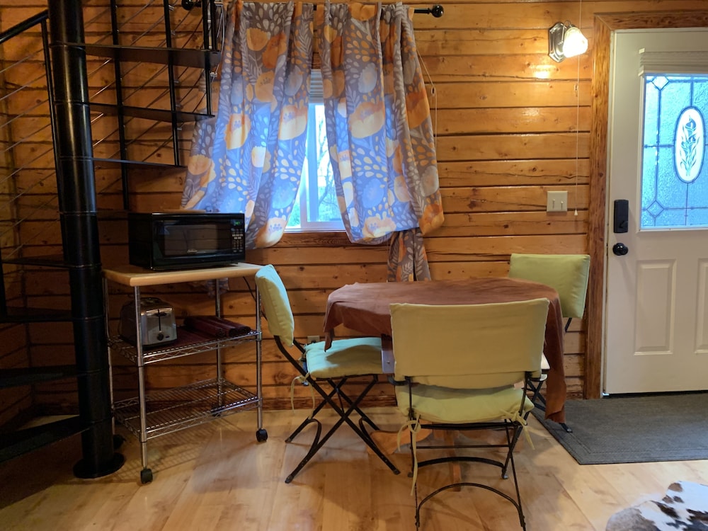 Private view Cabin #1 on the Kenai River photo 2