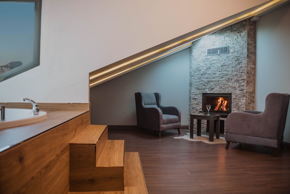 Trapezus Suite with Jacuzzi and fireplace photo 3
