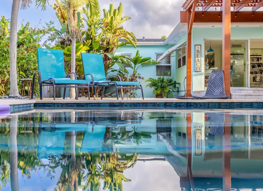 Beachside Bliss Luksus Privat Pool BBQ King Size Seng, Billede 20