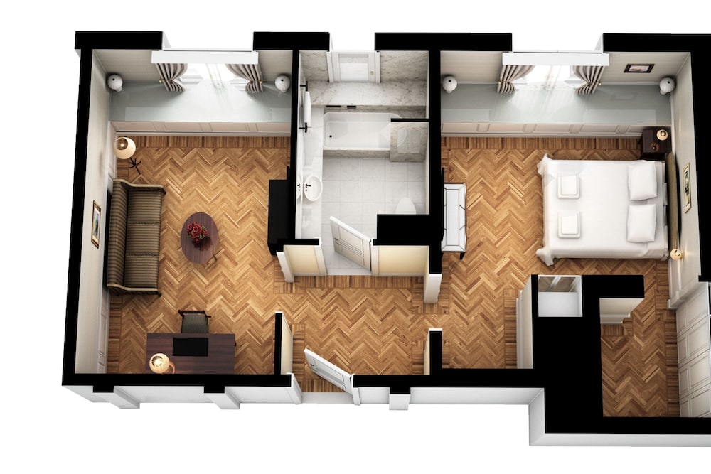 Deluxe Suite, 1 Bedroom, Courtyard View