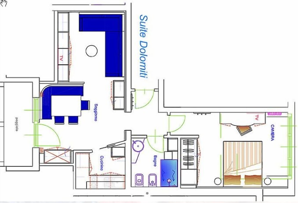 Suite, Kitchen (access to Spa and Panoramic Pool)