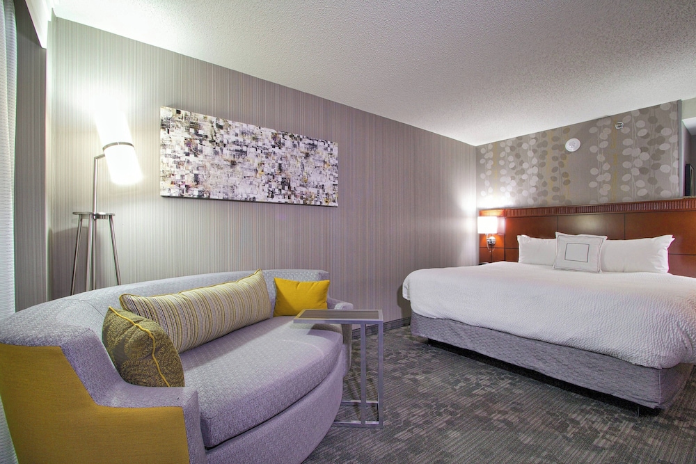 Room, 1 King Bed with Sofa bed (Mobility/Hearing Access, Roll-in Shwr) photo 1