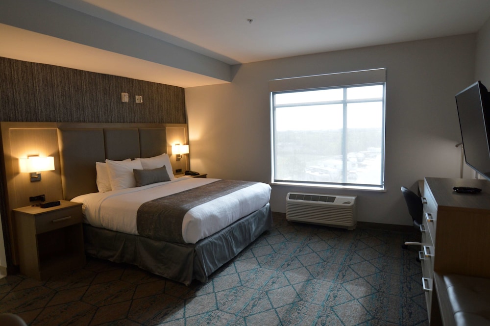 Suite, 1 King Bed, Accessible, Refrigerator & Microwave (Walk-in Shower;with Sofabed) - Photo 2