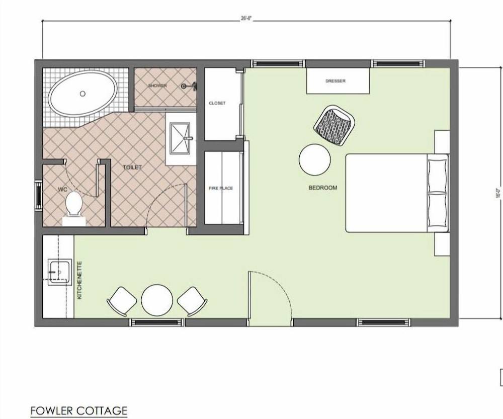 Deluxe Cottage, Ensuite (Fowler Cottage) photo 2