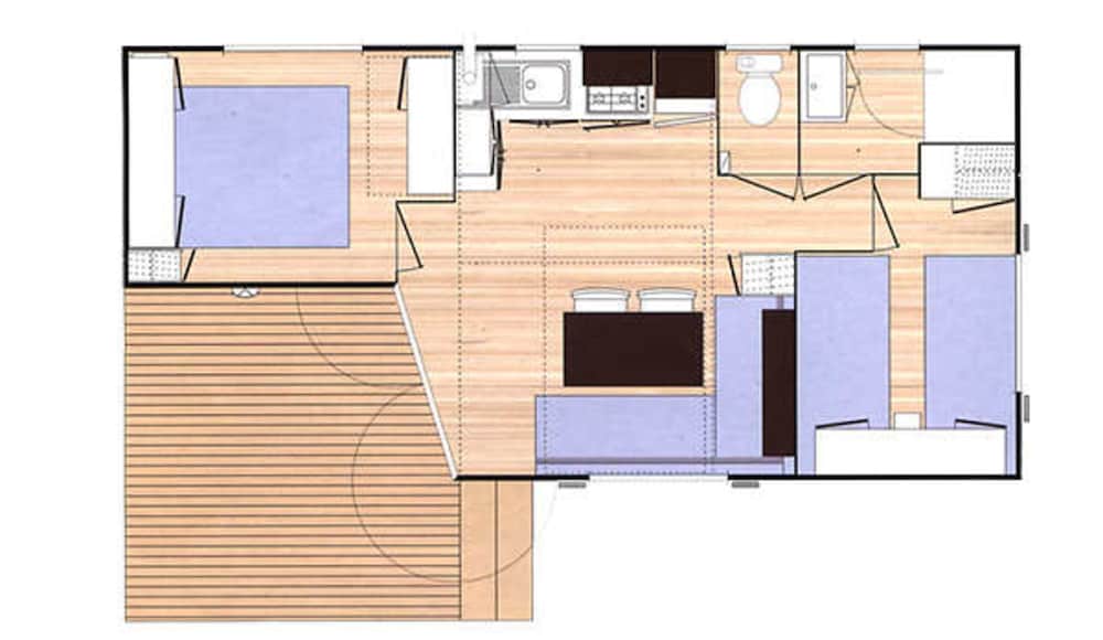 Mobile Home, 2 Bedrooms photo 3