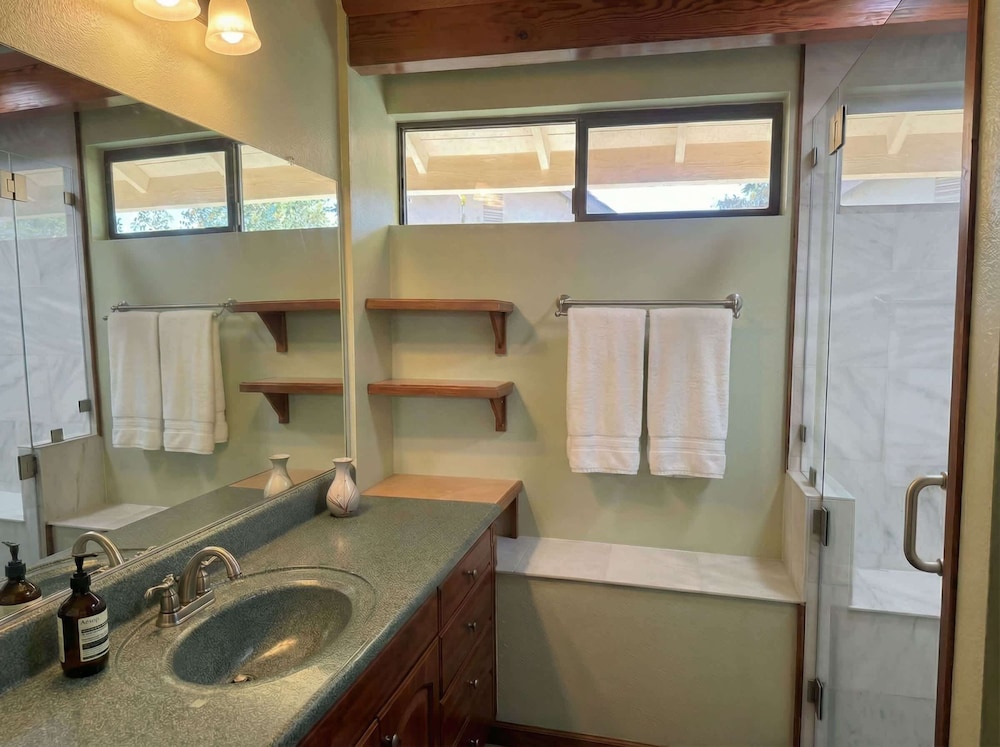 Mid-century Ojai Escape Hot Tub Serene Garden, 写真 14