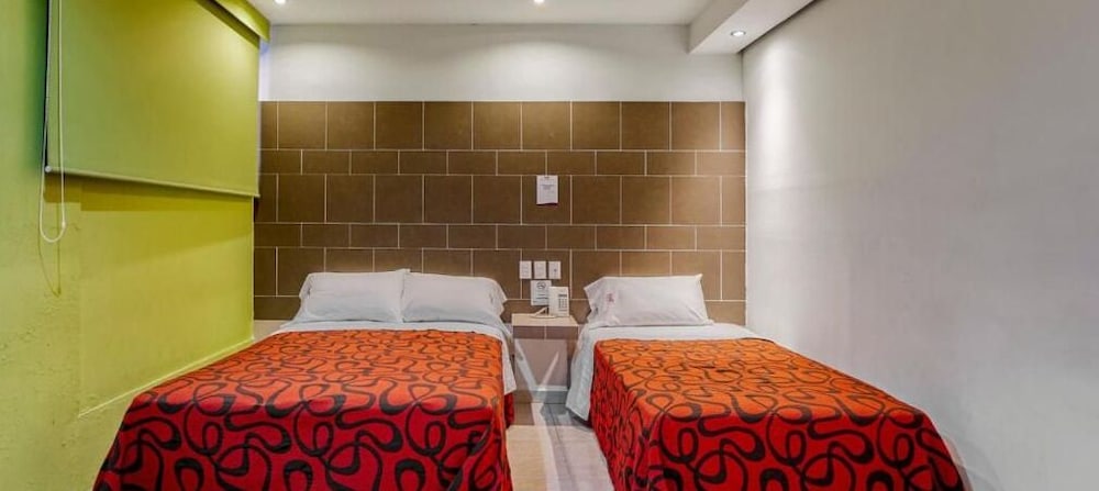 Family room with 1 king bed and a single bed