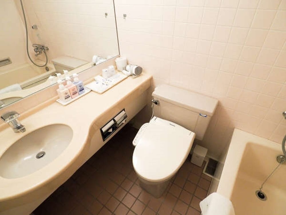 [Western modern twin] private terrace with open-air bath, smoking photo 2