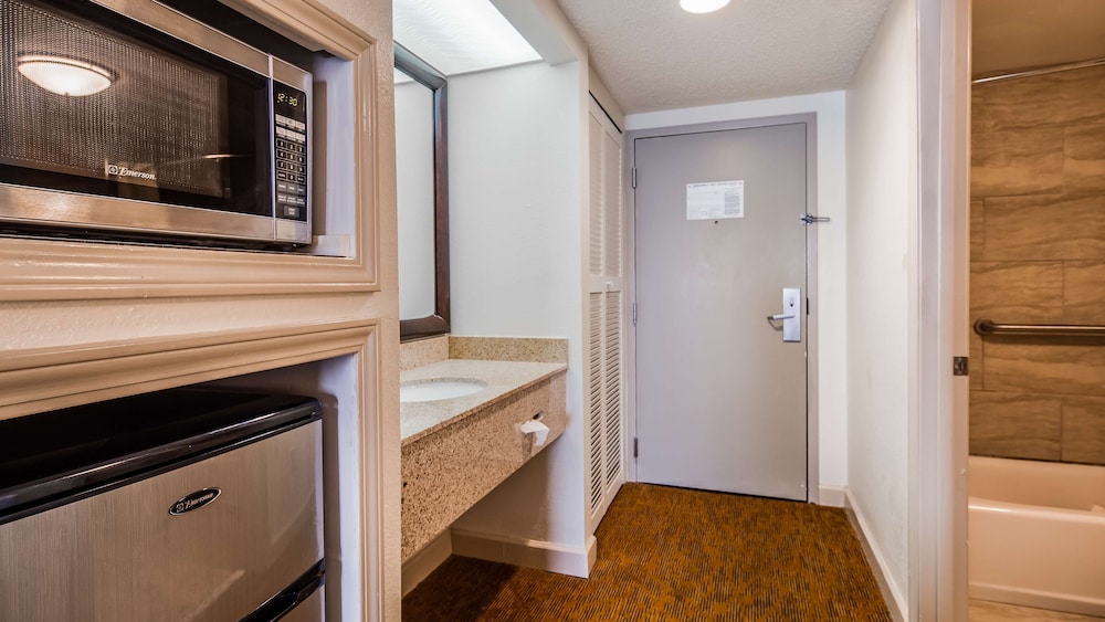 Standard Room, 1 King Bed, Non Smoking, Refrigerator & Microwave - Photo 3
