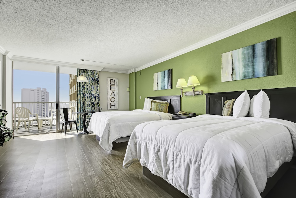Standard Room, 2 Double Beds, Ocean View (Efficiency) - Photo 1
