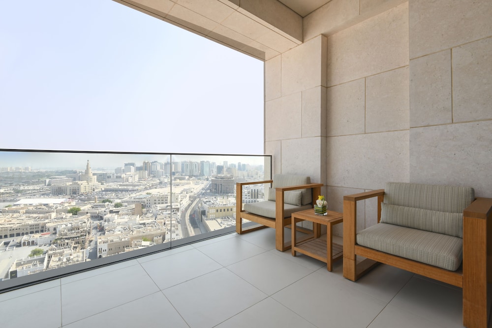 Souq Suite, 1 Bedroom with 1 King-Size Bed, Terrace with Souq Waqif Views and Living Area photo 2
