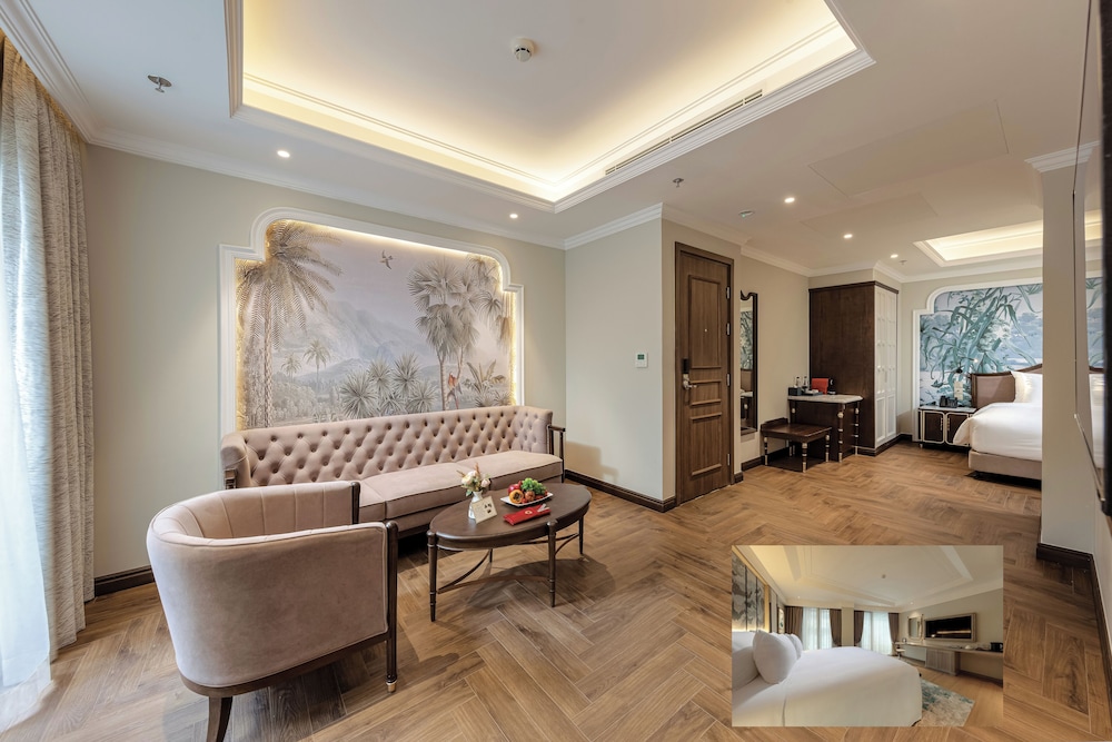 Suite with Living Room Open Window